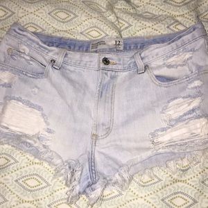 Like new Abercrombie Hi Rise denim jean shorts